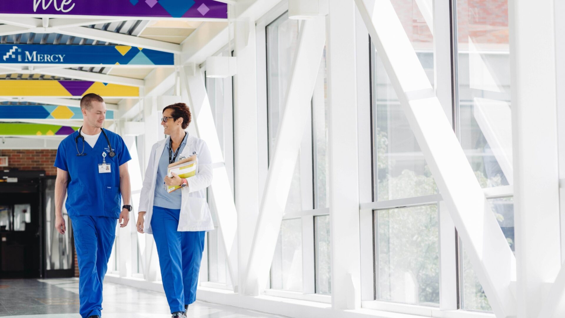 Student Instructor Walking