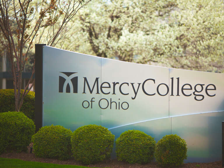Mercy College Sign
