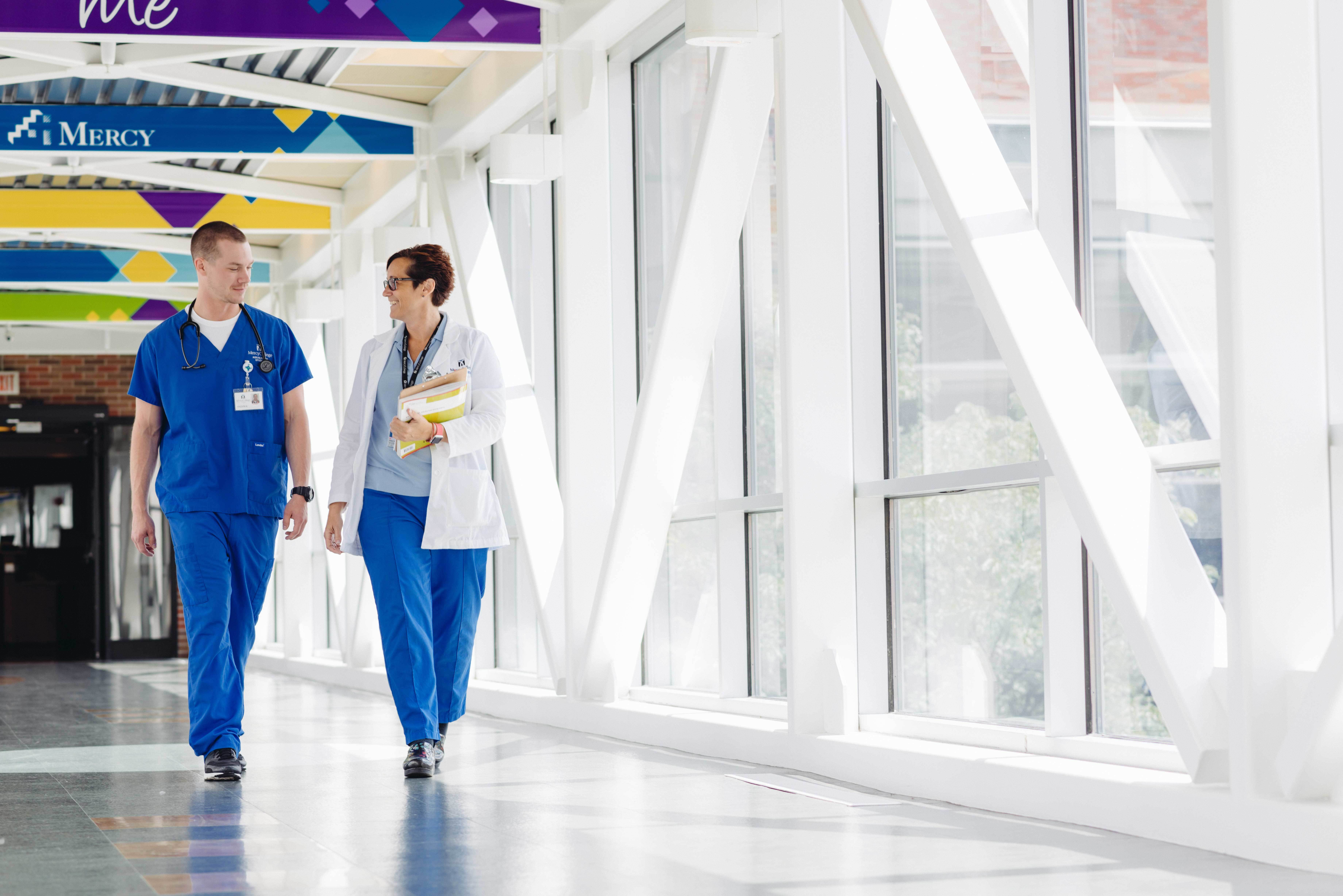 Student Instructor Walking